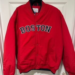 G-III Sports Boston Red Sox Winter Jacket Red Puffer Genuine Merchandise L